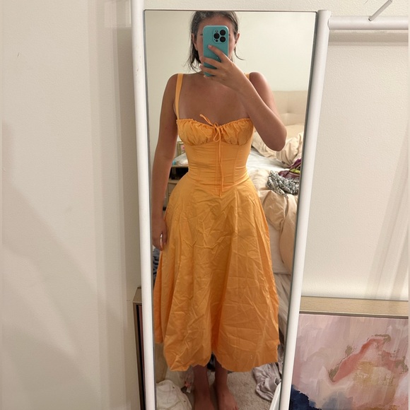 House of cb yellow corset dress - Picture 1 of 5